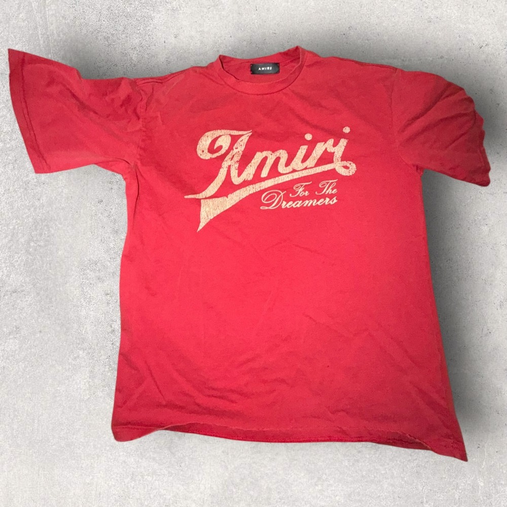 Amiri For The Dreamers The Good Life Red Graphic T-Shirt Mens XL Made in USA